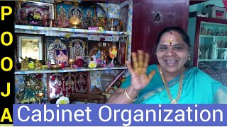 Pooja cabinet organization | Pooja cupboard organising in tamil @RanasRecipe