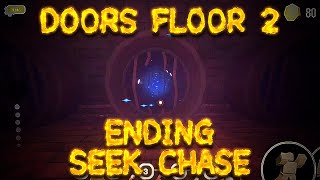 Ending Seek Chase in Doors Floor 2 The Mines | Roblox Doors 2 The Mines Door 195 Gameplay