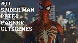 Spiderman Miles Morales ALL SPIDER MAN PETER PARKER Character Cutscenes Story Mode (Yuri Lowenthal)