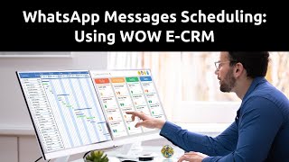 Message Scheduling in WOW E CRM 👇🏻 (Download Link in Description 👇🏻)