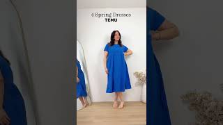 4 Spring Dresses from Temu