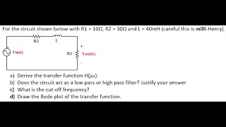 Frequency Response Problem