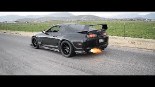 800 Horsepower Supra Burnout practice!