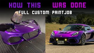 Custom Repaint on my Lotus Exige - HOW IT WAS DONE!