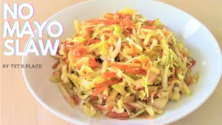 [NO MUSIC] WEIGHT LOSS SALAD | NO MAYO COLESLAW | No Sugar Added & Healthy!