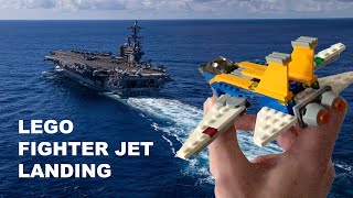 Lego Fighter Jet Can Really Fly