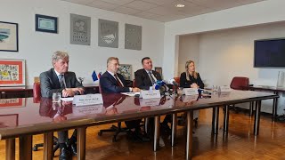 OZS in prevozniki vlado pozvali k regulaciji cen pogonskih goriv - novinarska konferenca, 6. 5. 2022