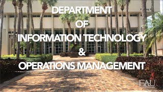 FAU ITOM Department Overview