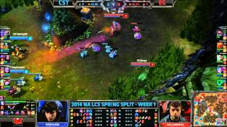 LCS 2014 NA Spring Week 1 Day 3 - Coast (CST) vs Evil Geniuses (EG)