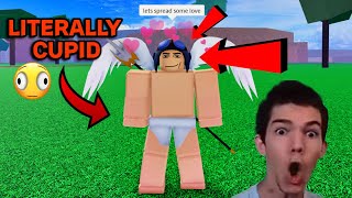 I Became CUPID for A DAY! (Valentines Edition)  | Blox Fruits