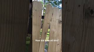 Bet y’all never seen this before #construction #fencebuilding #fence #diy #jobsite #ford #dodge