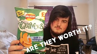 *NEW* Throwback Walkers Quavers Salt & Vinegar - Food Review