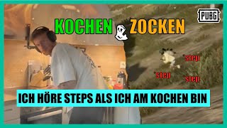 KOCHEN & ZOCKEN Challenge: Ein Gericht zubereiten und gleichzeitig ne Runde PUBG gewinnen