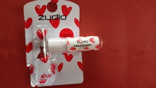 Zudio Cranberry Tinted Lip Balm Only 49 Rs. Honest Review / For healthy smooth & shine lips