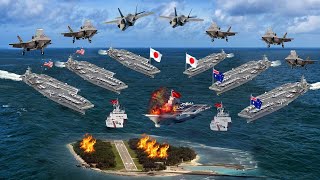 US Australia and Japan to Show Strength in Front of China Military Island to Save the Philippine Sea