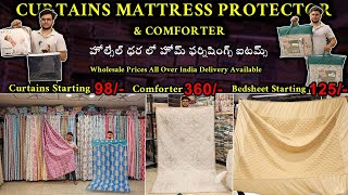 Best Deals On Curtains & Comforter Mattress Protectors | Home Decor Wholesale Charminar Shopping