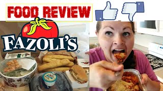 FAZOLI'S FOOD REVIEW!! #food #foodreview #fastfood #italianfood