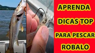 Pescaria No Mar - Dicas De Pesca -  Aprenda Dicas TOP De Pesca Para Pescar ROBALO -  ESSENCIAL!!!