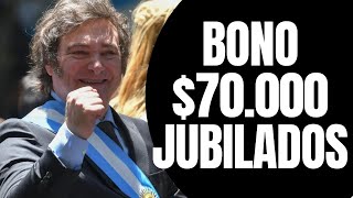 BONO $70.000 a JUBILADOS: la JUBILACION MINMA será de 205.000 pesos