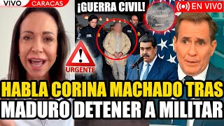 🔴URGENTE HABLA CORINA MACHADO TRAS MADURO CAPTURAR A MILITAR DE EEUU 🔥LLAMA A LA GUERRA🔥| FRAN FIJAP