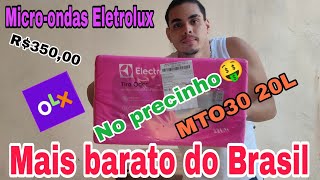 Micro ondas Eletrolux MTO30 20L comprado na OLX por R$350,00 super barato