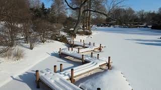 Snow on Seiwa-en Japanese Garden