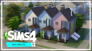 ECO TOWNHOUSES | Sims 4 Speed Build | Ft. Heavy rain