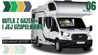 06. Butla z gazem i jej uzupełnianie - Kamper Bercik - Film instruktażowy dla Benimar Sport 340