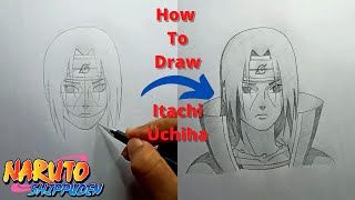 How to draw Itachi Uchiha | Step by step | Easy Tutorial | Naruto Shippuden | Zatch's Brush