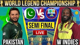 Pakistan Champions vs West Indies Champions, 1st Semi Final - Live Cricket Score, Commentary 2nd inn