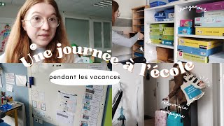 Une journée à l'école pendant les vacances