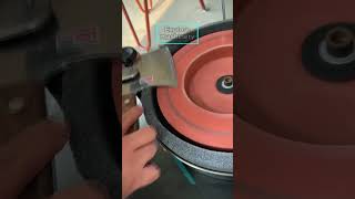 Rotary grinding wheel sharpening machine. #machinery #automation #machining #turning #equipment