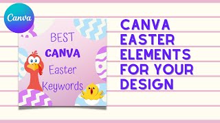 Canva Easter elements keywords / Canva keywords