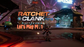 rachet and clank rift apart let's play part 1: nefarious city - full commentary