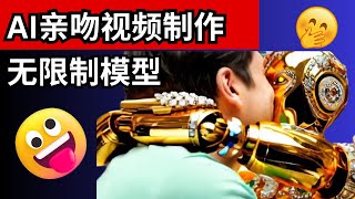 【AI】如何生成名人拥抱与敏感内容 | 无审查AI模型！教你生成爆款名人视频