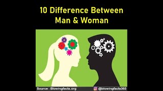 10 Difference Between Men Vs Women