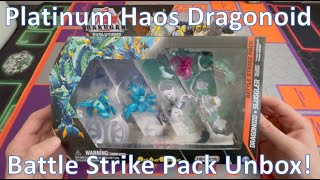 Platinum HAOS Dragonoid Battle Strike Pack Unboxing - True Metal - BAKUGAN EVOLUTIONS!