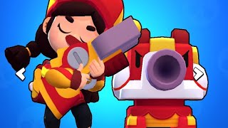 New Unreleased China-Exclusive Red Dragon Jessie Skin Gameplay Brawl Stars