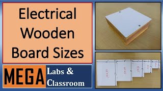 Electrical wooden board sizes / Wooden electric box sizes / sunmica top wooden board sizes