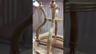 Furniture Gold Painting Finishing Process by Deluxe Arte