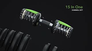 The Best Adjustable  Dumbbell Set For Home Gym By  CultSport  CGI1080P HD