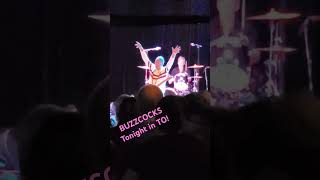 Buzzcocks live in Toronto tonight! Great energy and sound