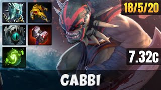 GABBI Bloodseeker BOTTOM LANE Gameplay WITH 18 KILLS | Dota 2 Full Game