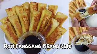 OLAHAN ROTI TAWAR - BANANA CHEESE !! ENAK BANGET, GURIH, MANIS, LEMBUT, DAN SIMPEL BANGET !!