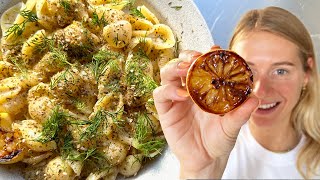 Quick & creamy triple lemon pasta in 12 minutes