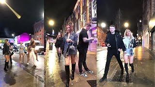 LEEDS CITY ENGLAND UK NIGHTLIFE WALK 2024 PART 3.