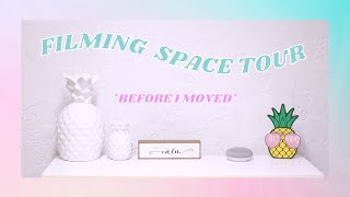 FILMING SPACE MINI TOUR *BEFORE I MOVED* 2023 | JEBeauty