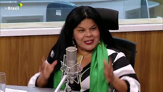 24/7/2023 - Ministra dos Povos Indígenas, Sônia Guajajara, participa do Programa A Voz do Brasil.