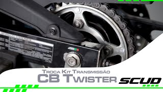 Dr Scud - Troca kit transmissão CB Twister