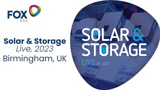 Fox ESS at Solar&Storage Live, Birmingham